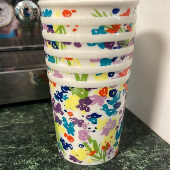 Starbucks Floral Ceramic travel cup 10oz 2016 edition - Picture 4 of 7